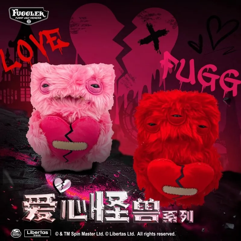 

Fuggler Ugly Monster Plush Toys Love Monster Pink Red 23cm Series Cute Tooth Monster Fill Plush Dolls Toys Children Gifts