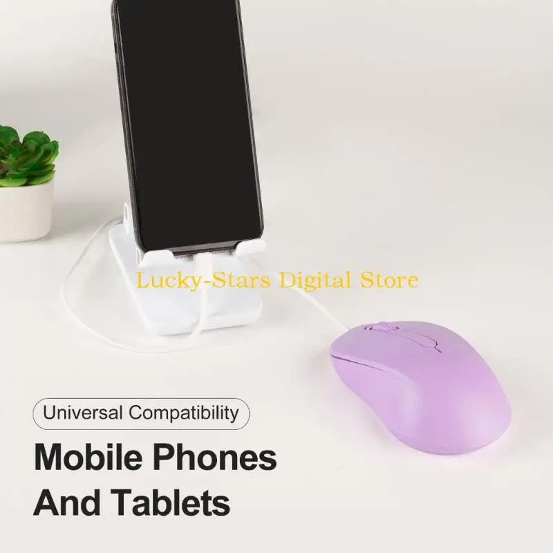 

T3EE Ergonomic Type C Mouse 3 Button 1000DPI USB C Mice Adjustable Sensitivity for Win PC, Laptop and More Type C Devices