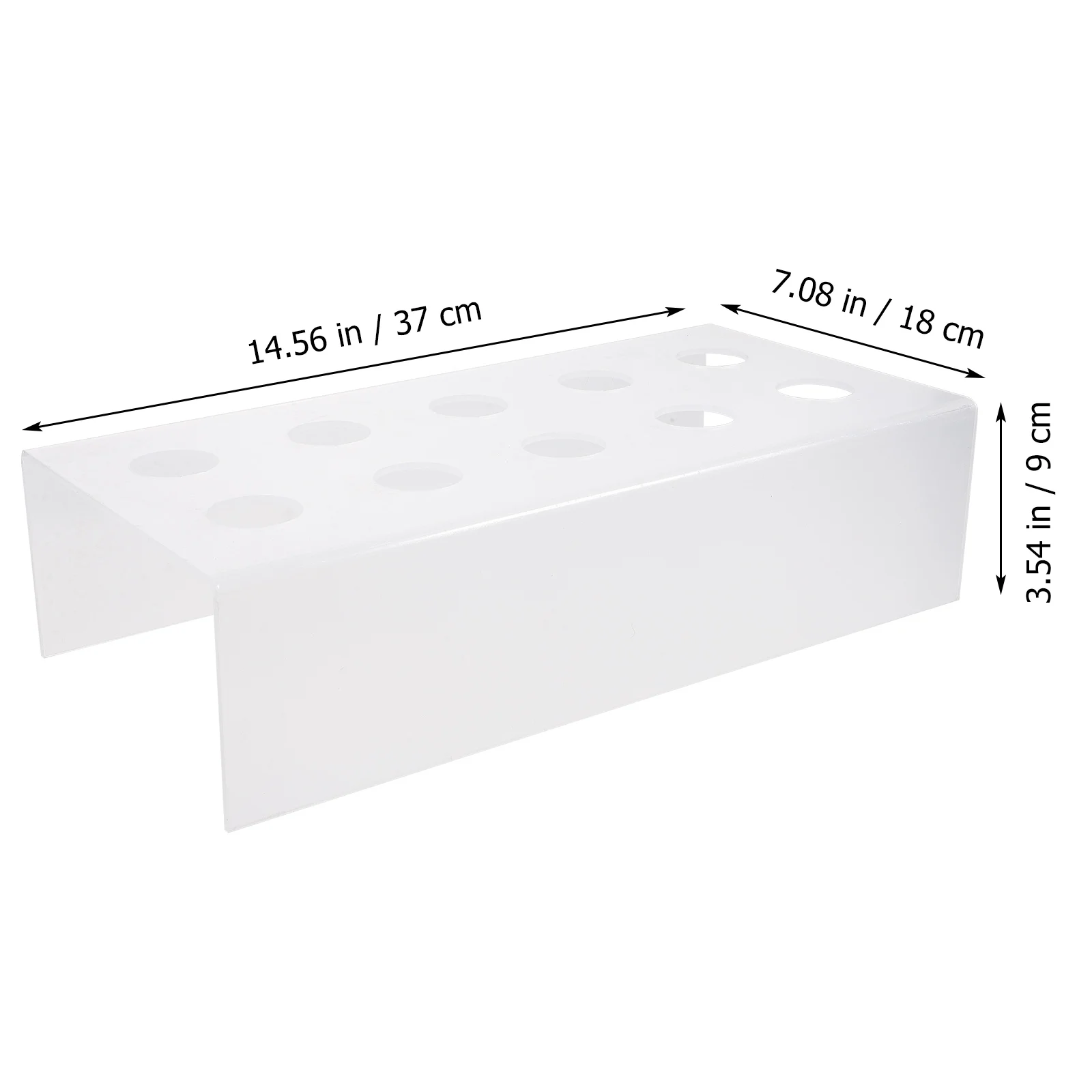 

Clear Acrylic 10 Holes Ice Cream Holder Stand Rack for Dessert Display Birthday Party Picnic Acrylic Ice Cream Holder