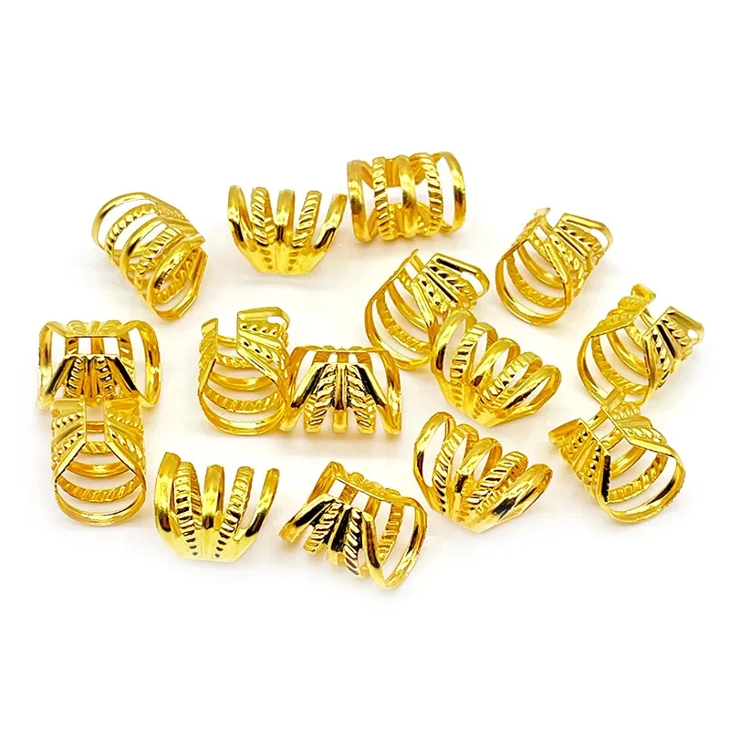 10Pcs/Bag Gold Silv…