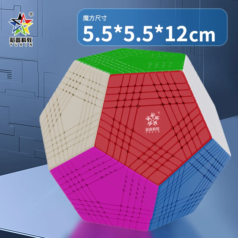 Yuxin Huanglong Petaminx Cubo magnético profesional sin pegatinas Cubo de velocidad rompecabezas juguetes niños regalo Cubo mágico