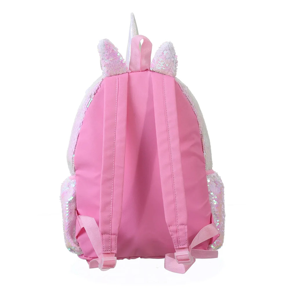 Shiny Rose Unicorn Sequins Backpacks for Girls Fashion Unicorn Cartoon Cute Outdoor Bags Outing Casual Children Kids School Bags