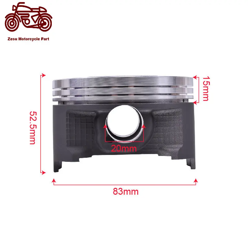 

Motor Bike For AN400 AN 400 Burgman 2003 2004 2005 2006 Piston Rings Set 83mm 83.25mm 83.50mm 83.75mm 84mm