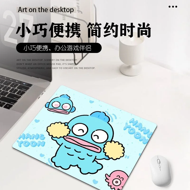 Sanrio MousePad Non-slip ugly Fish Cute Office Non-slip Game Desk Mat Coaster Creative Kawaii Computer Keyboard Mouse Pad view 4