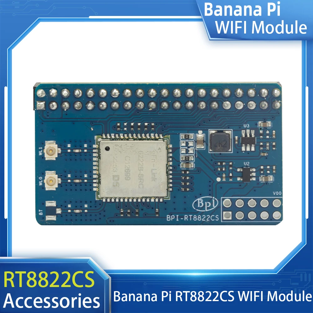 

Аксессуары для платформы Banana Pi BPI-M5 RT8822cs WiFi и BT