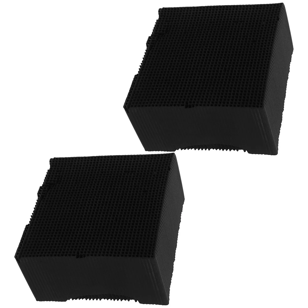 

2Pcs Aquarium Filter Strong Activated Carbon Purifier Cubes Durable Fish Tank Filter Media for Home Aquarium Fish Tank Cubes