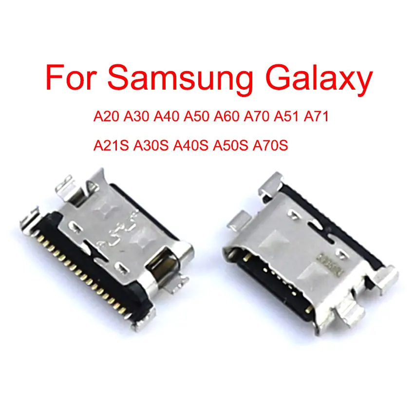 YuXi 1x USB 충전 포트 도크 플러그 삼성 갤럭시 A20 A30 A40 A50 A60 A70 A20S A30S A40S A50S A70S 충전기 커넥터 소켓