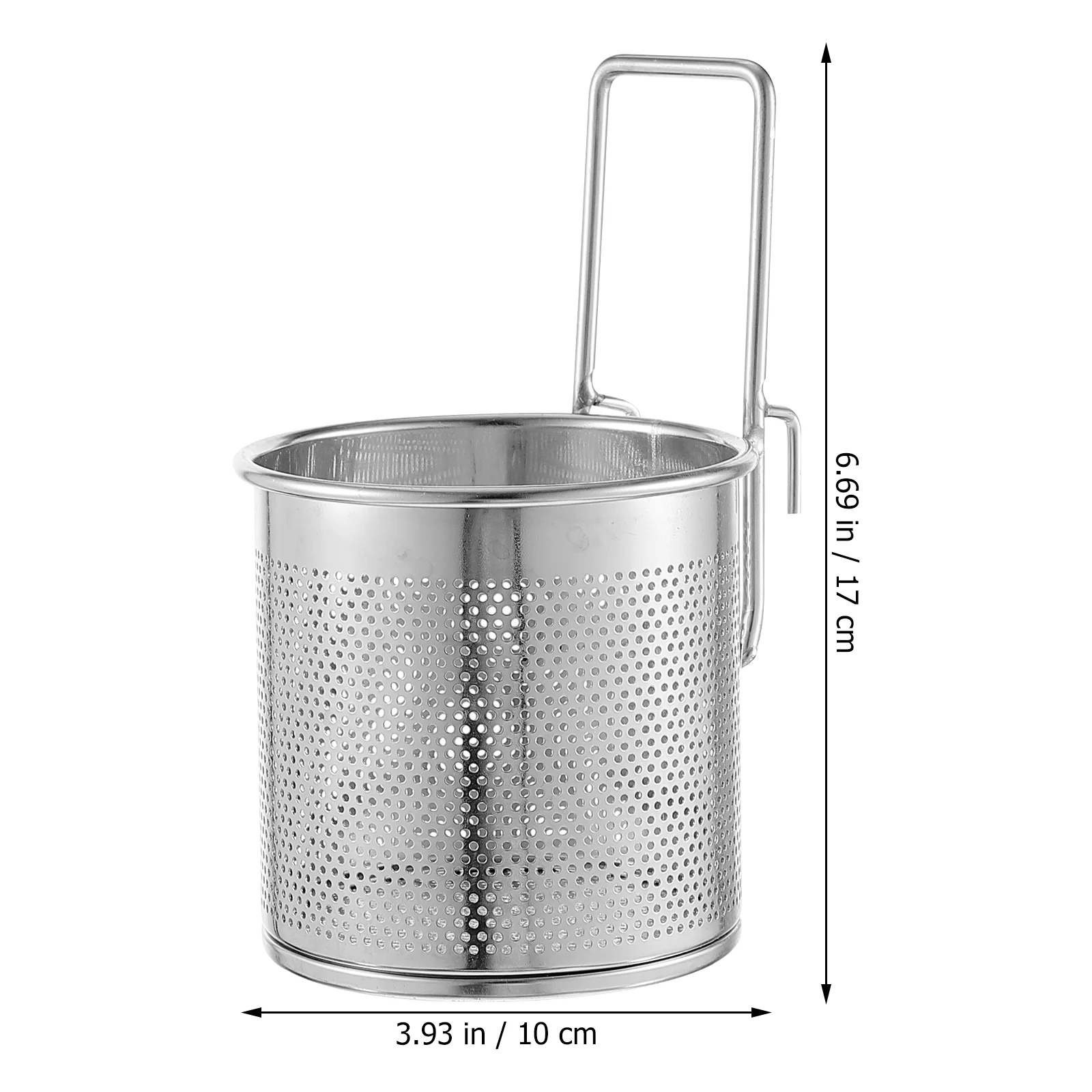 Noodle Basket for Boiling Hot Pot Hook Slip Through The Net Metal Hot-pot Hanging Dad Pasta Colander