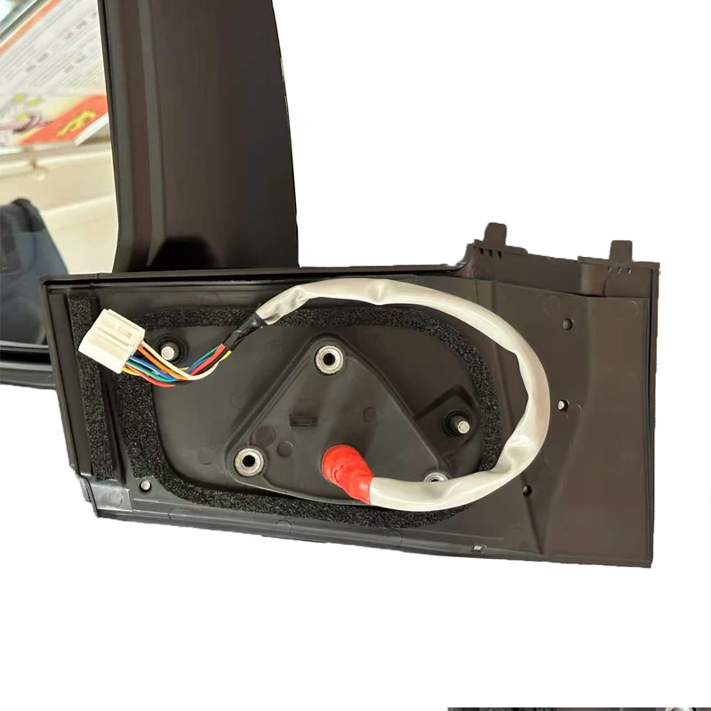 سيارة الجانب مرآة الرؤية الخلفية آسى السيارات مع LED بدوره إشارة الكهربائية مرآة قابلة للطي الجمعية لتويوتا هايس 2019