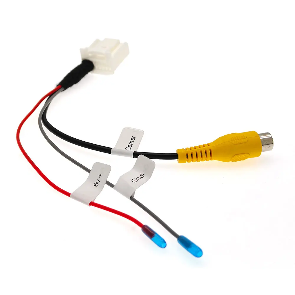 16 Pin Rear Camera Cable Harness For Subaru OEM Fujitsu Ten Navigation 2012 2014 Impreza Crosstrek 2012 2015 WRX STi Foreste view 6