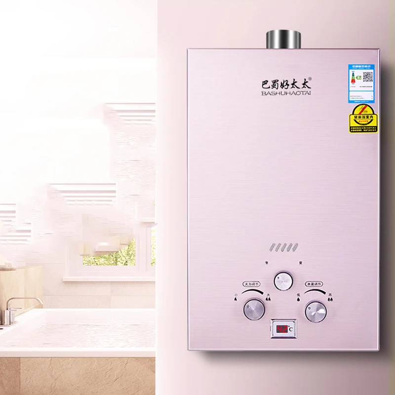 Gas Boiler Huishoudelijke Aardgas Vloeibaar Gas Boiler Plug In Type Snelle Verwarming Constante Temperatuur Boiler