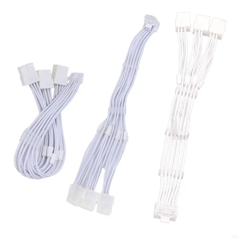 203b لـ RTX4000 Series 3x8pin أنثى إلى PCIE 5.0 12+4 16Pin Card Card Cable 12VHPWR