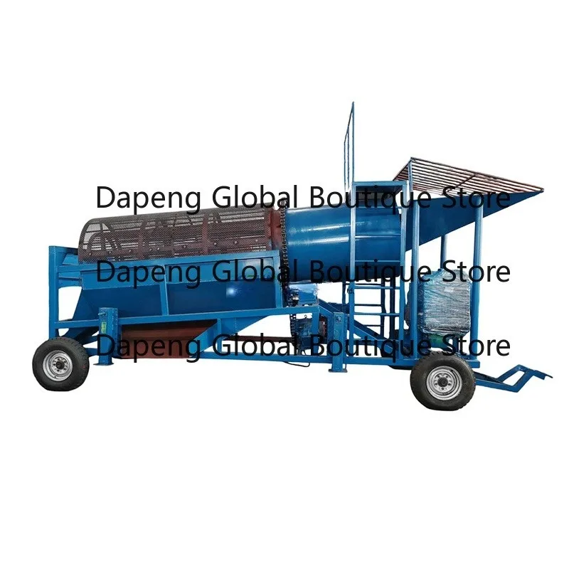 Factory Wholesale Large Scale Alluvial Gold Washing Plant Mobile Trommel Screen Gold Washing Machine