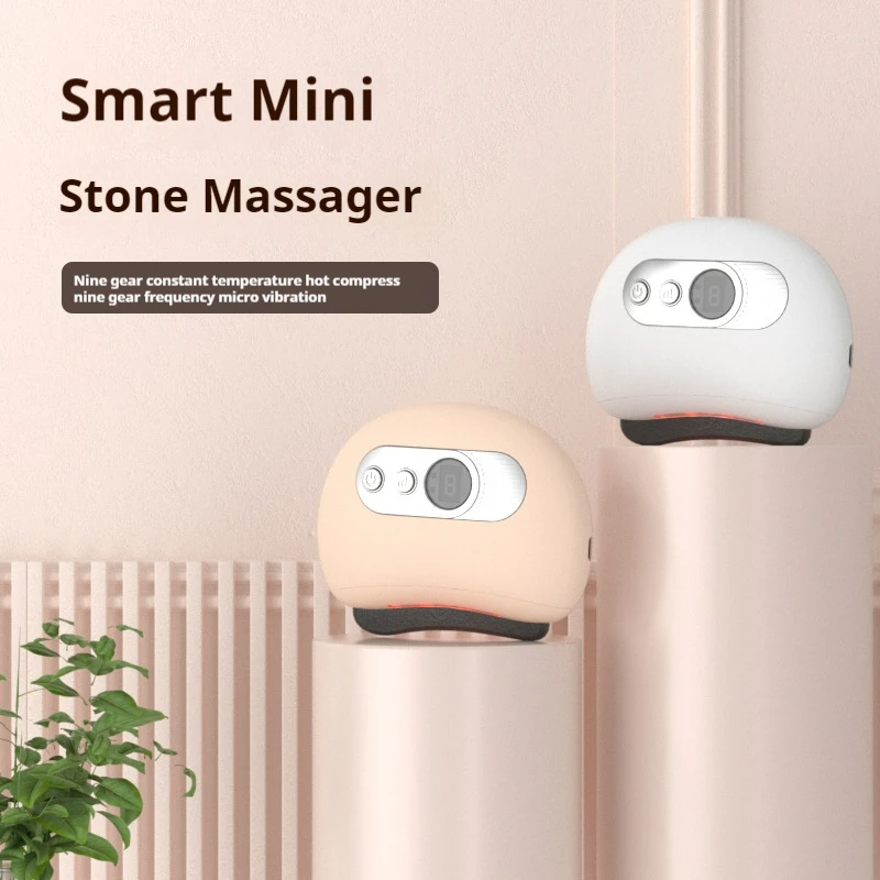 스마트 라이브러리 2024 핫 포터블 개인용 EMS LED 라이트 얼굴 목 괄사 마사지기 전기 괄사 보드 바디 스크래핑용