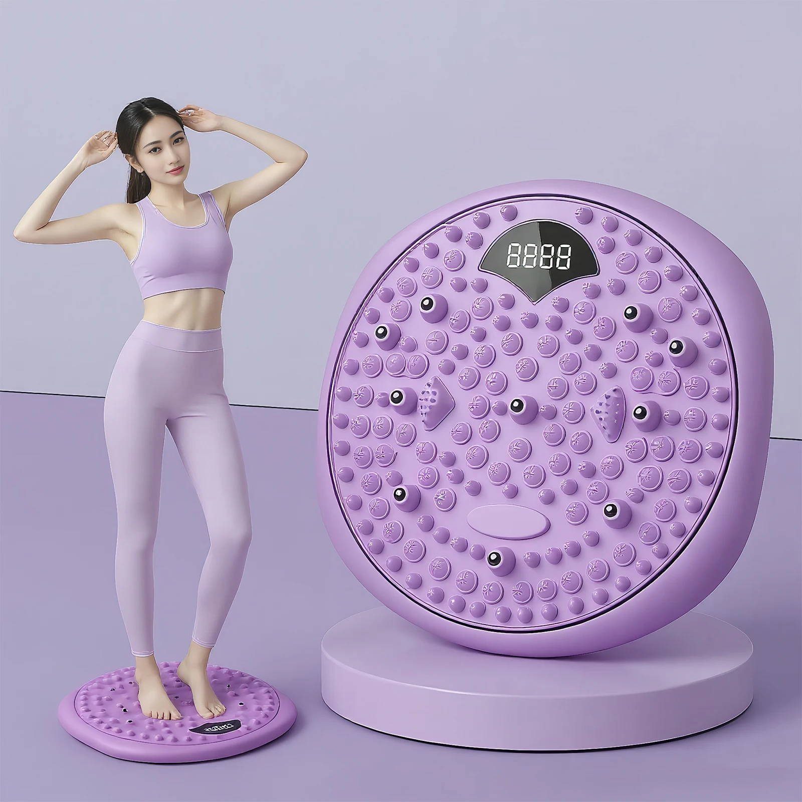 Machine d'équilibre Twister type-c, disque de torsion de taille, comptage Intelligent, équipement d'exercice de Sport