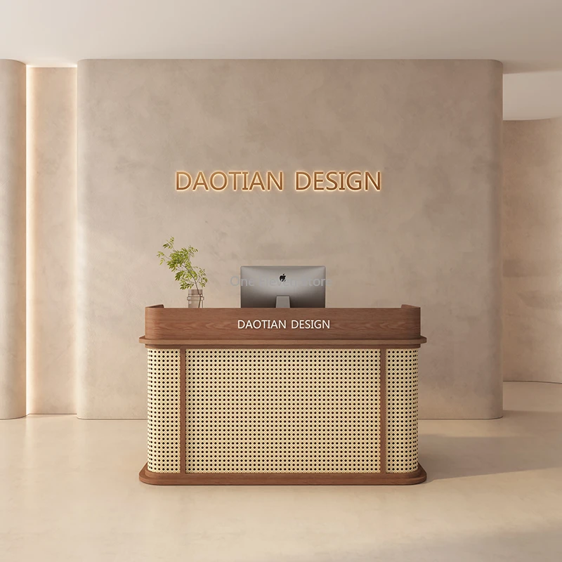 

Luxury Receiption Desk Hairdresser Counter Reception Modern Aesthetic Office Secretary Furniture Office Pulpit Escritorio Spa