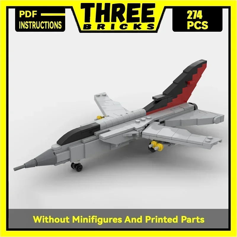 Moc Building Bricks Military Fighter Model 1:72 Panavia Tornado ADV F.3 Technology Blocks Gifts Christmas Toys DIY Sets Assembly