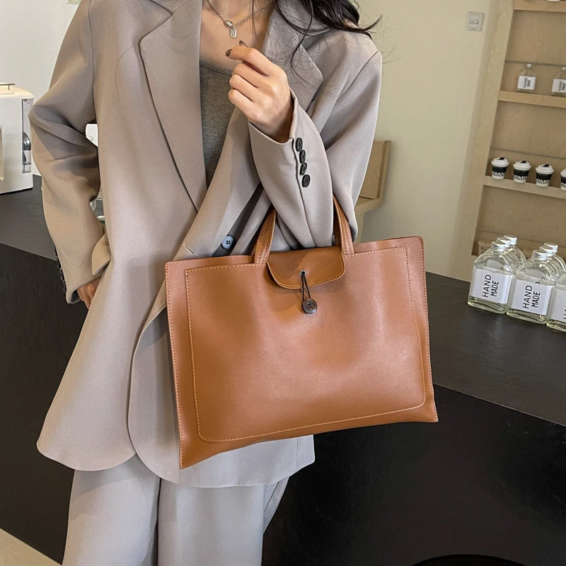 

Women Large Capacity Handbag Light Laptop Bag Business Briefcase Large Capacity Storage Bag