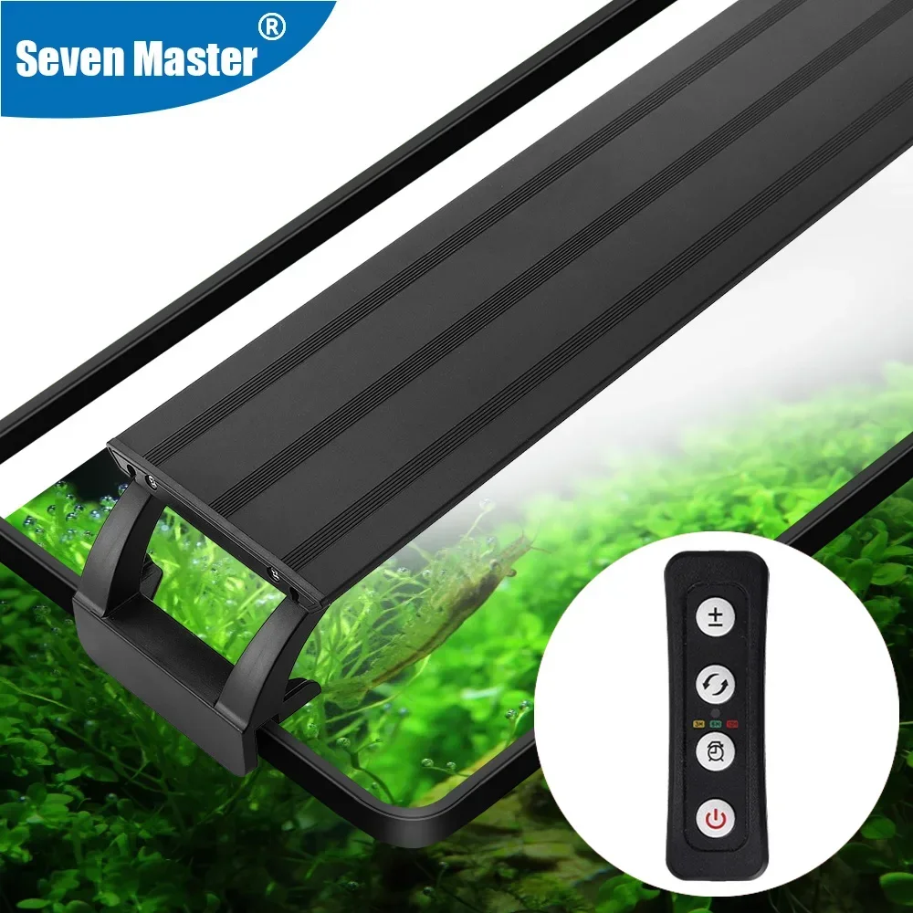 Aquarium 3 Color Adjust Light Timing Clip Aquatic Plants Lighting Waterproof 100~240V Fish Tanks 20-63CM