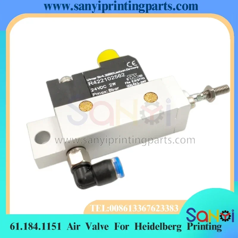 Лучшее качество 61.184.1151 Блок клапана воздушного цилиндра D20 H4 для деталей печатной машины Heidelberg SM102 CD102