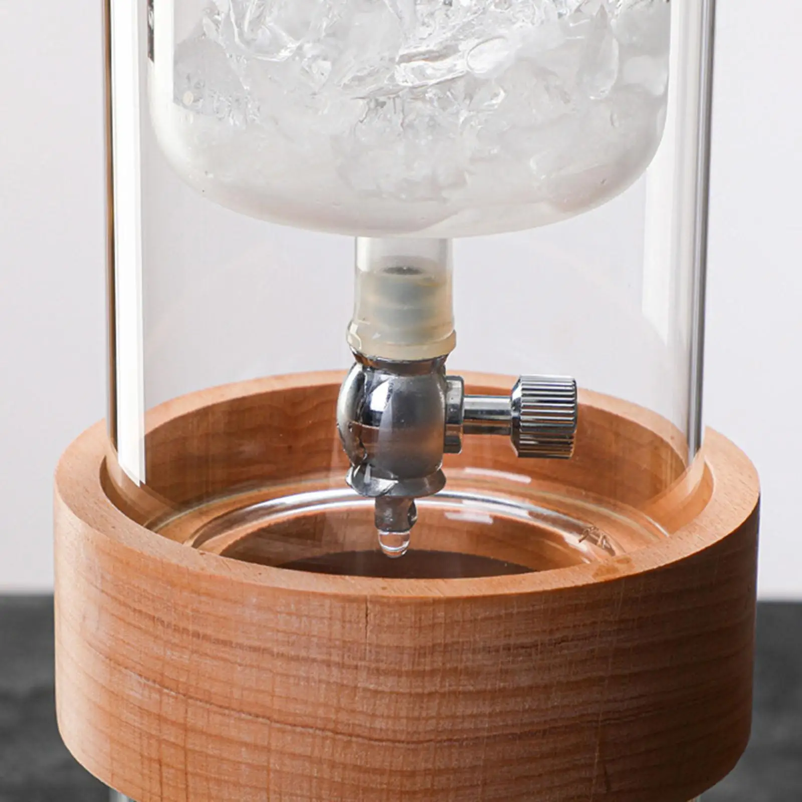 Glass Ice Drip Coffee Pot 500ml Coffee Mug Tea Coffee Kettle Portable Dripper Bottle Drip Pot for Travel