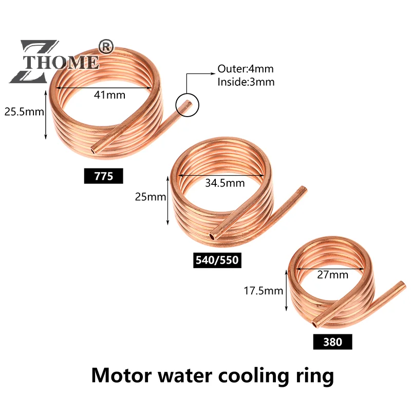 380 540/550 775 Brush Motor Water Cooling Jacket Water Cooling Ring For DIY Brush Motor RC Boat