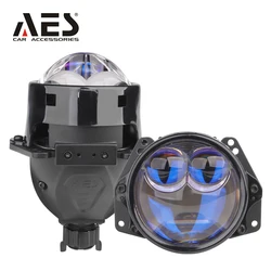 AES Newest 3'' AES Turbo SE DLB LED Projector Lens Double low beam LED Headlight for Toyota Honda Auto Lighting System
