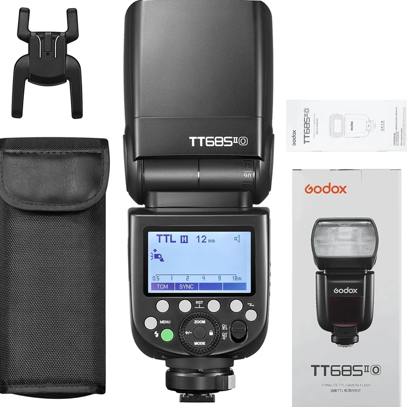 Godox TT685II S Camera Flash Speedlite for Sony DSLR Cameras TTL HSS Zoom Flashgun Wireless Trigger Slave