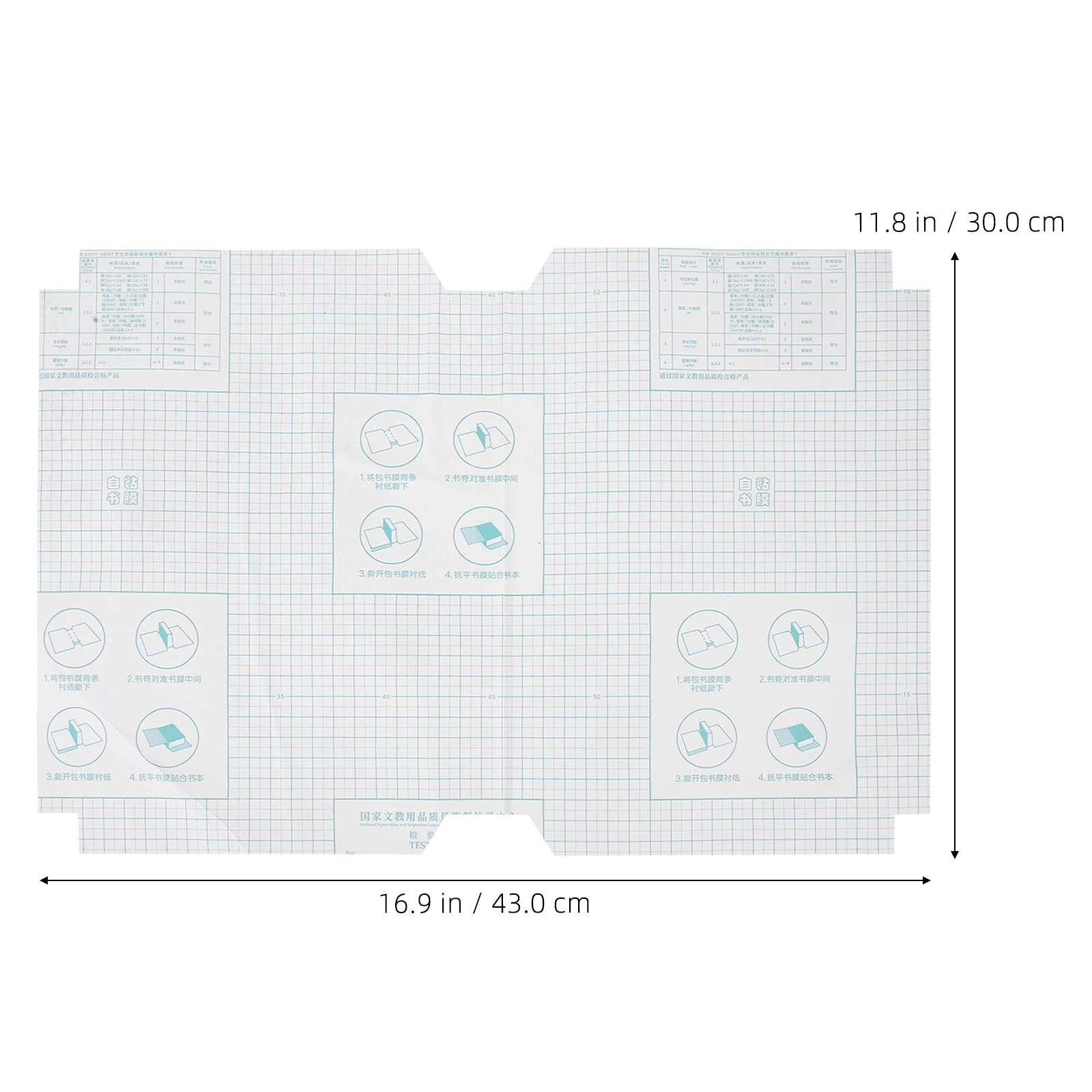 

10 Sheets Waterproof Book Cover Transparent Frosted Self Adhesive Reusable School Textbook Accessories Anti Scratch