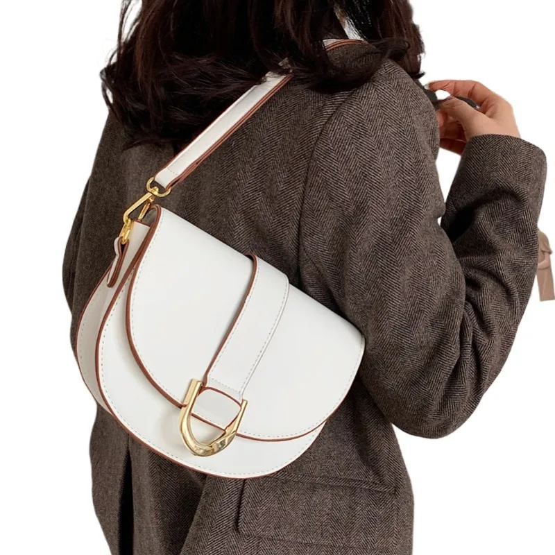 

This year's popular bag women's bag 2025 new tide fashion foreign style crossbody bag senior sense net red armpit saddle bags