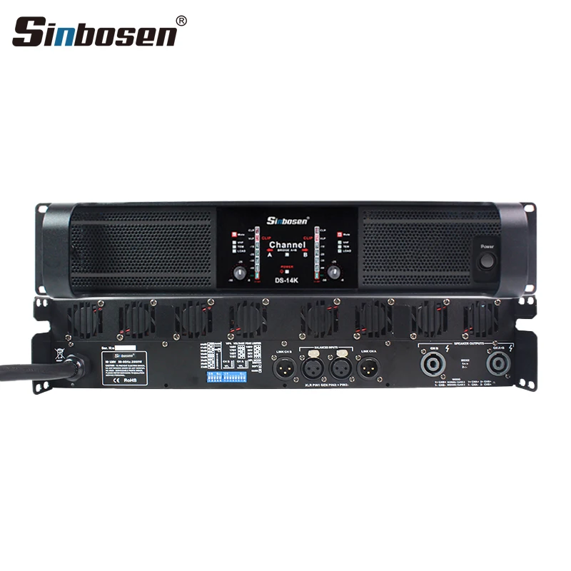 2 Channel 14000 Subwoofer Power Amplifier Professional Audio De Bajo Amplificador De Sonido