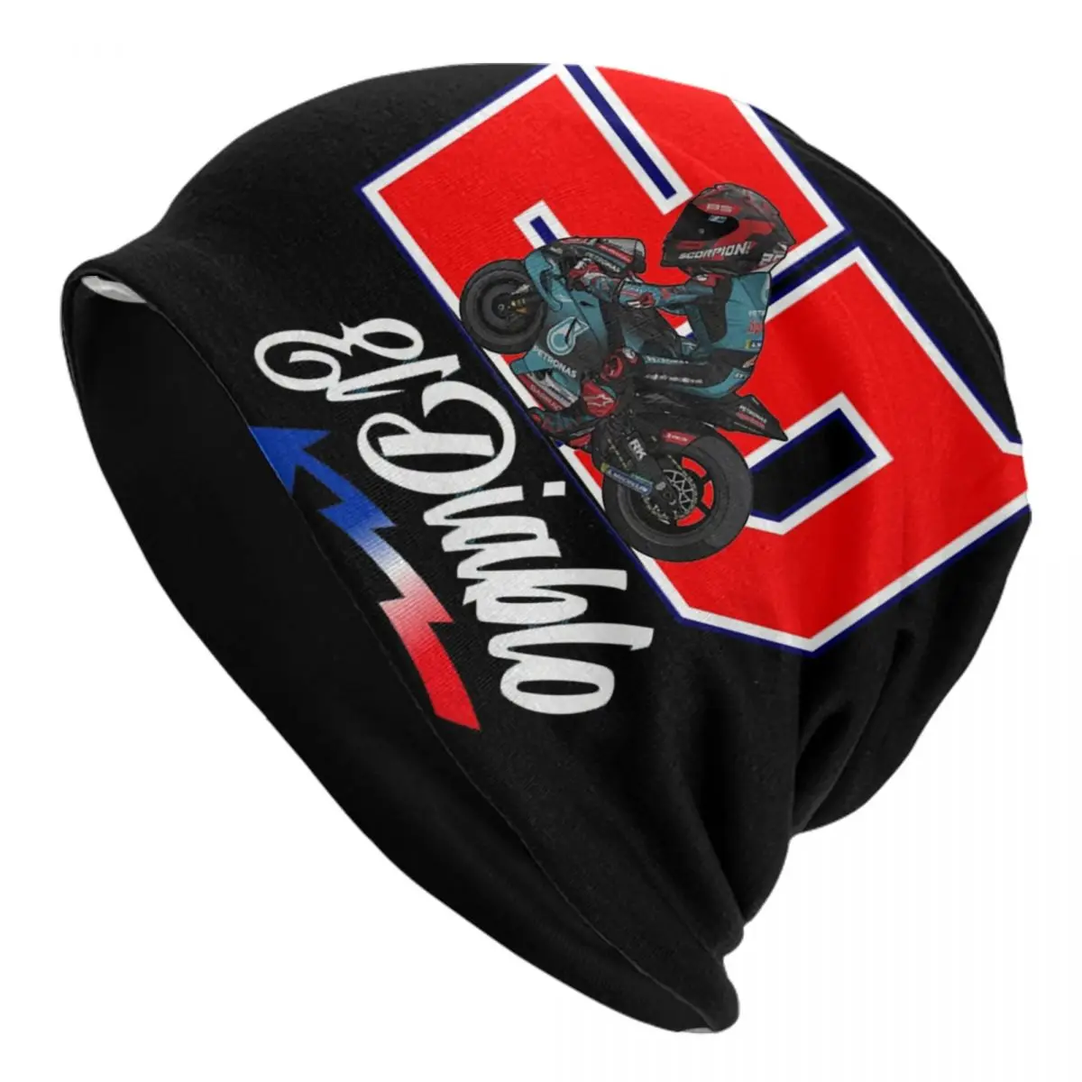 Fabio Quartararo Bonnet Hat Knitting Hat Men Women Fashion Unisex Adult Motorcycle Racer Winter Warm Skullies Beanies Caps