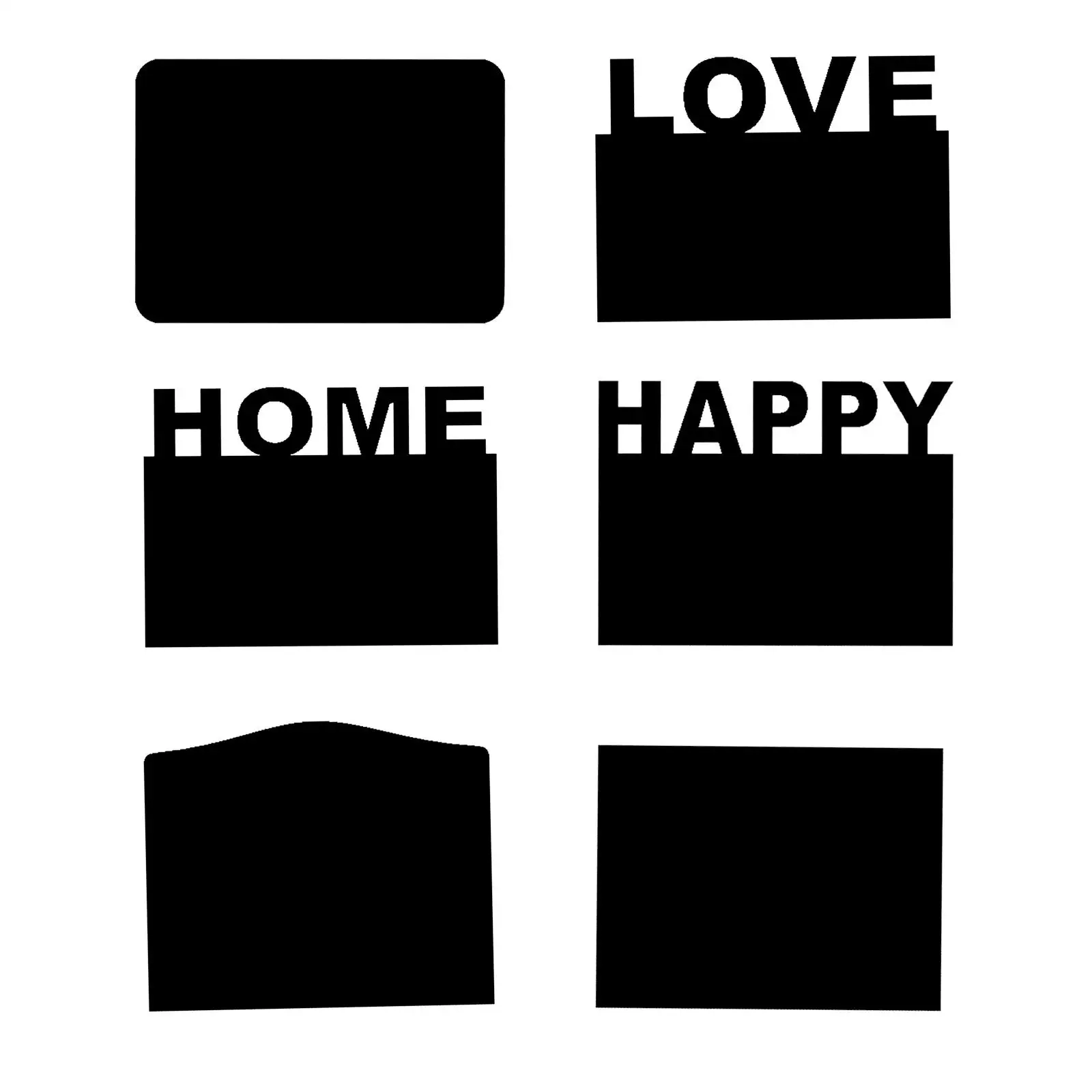 Mini Tabletop Chalkboard Sign with Wooden Base Stand, Food Signs Display Table Party Decor