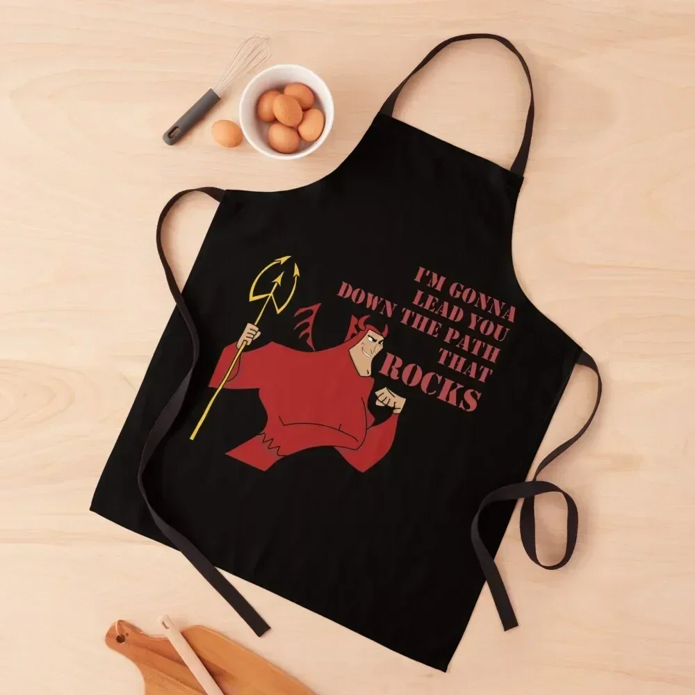 

Kronk Devil - Emperors New Groove - Lead You Down The Path That Rocks Apron For Man kitchen and home Apron