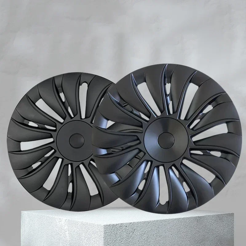 

4pcs/set 19 Inch ABS Black Hub Cover For Tesla Model Y Hubcap 2019-2022 Wheel Covers