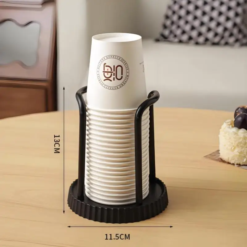 Multifunctional Desktop Cup Storage Rack Household Coffee Cup Holder Kitchen Paper Cup Holder Disposables Cups Picker For Home
