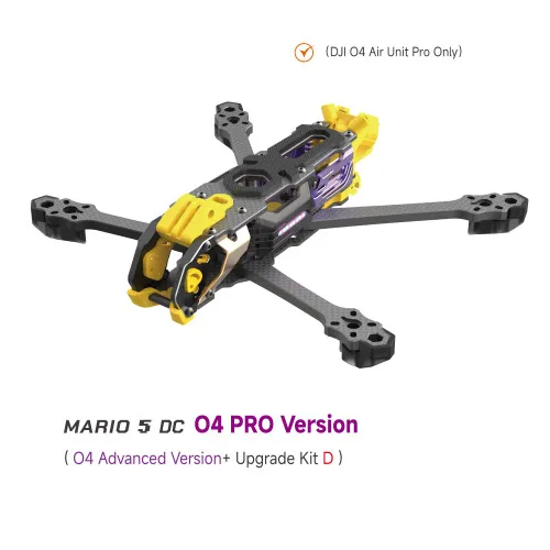 SpeedyBee Mario 5-frame 5-inch DC / XH-versie met koolstofvezelplaat FPV Freestyle RC Racing Drone voor O3 / O4 PRO