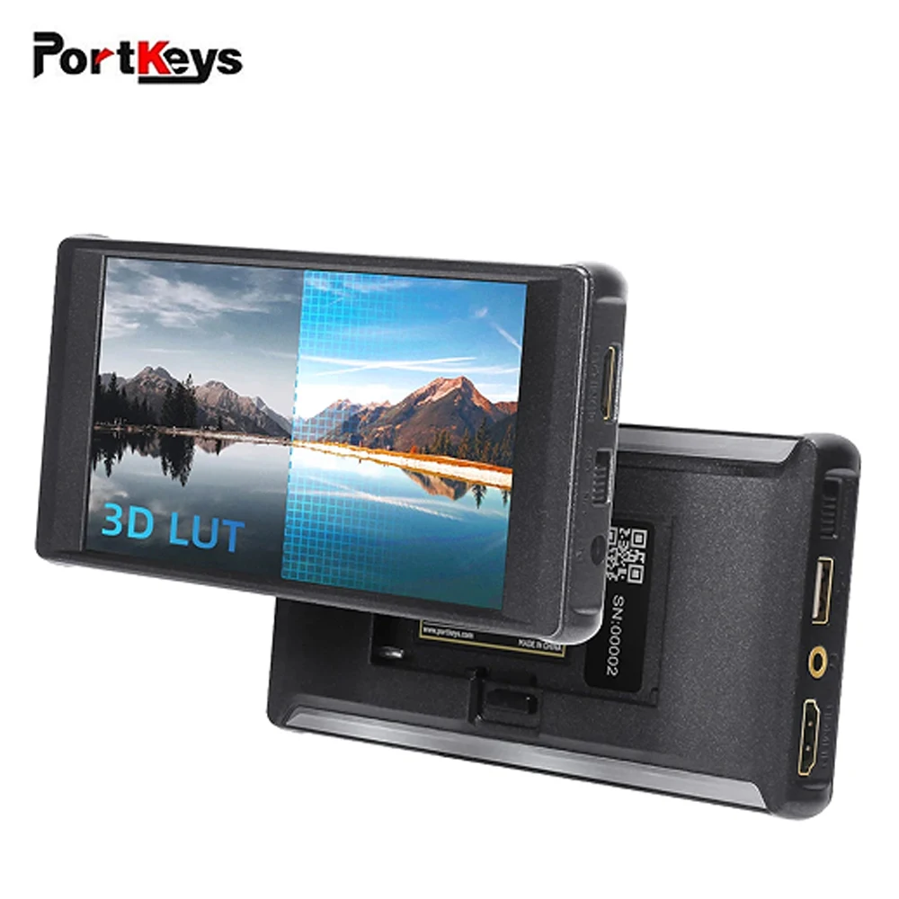 

Portkeys PT6 5.2inch 3D LUT Live Streaming Monitor Touch Screen 600nit 1080P 4K-HDMI-Campatib Display Field Mointor Waveform