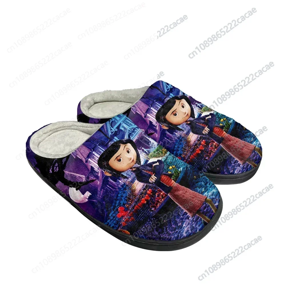 

Hot Cool Coraline Fashion Cotton Custom Slippers Mens Womens Sandals Plush Casual Keep Warm Shoes Thermal Comfortable Slipper