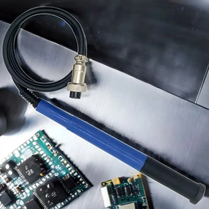 

Universal 4-Pin Blue T12 Soldering Iron Handle - Compatible with Hakko FX-951/952/941, STC-LED & Quicko Stations Accessories