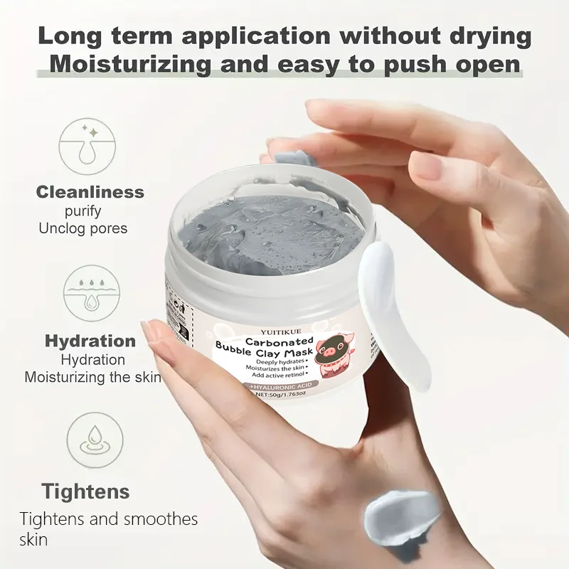 Gazlı Kabarcık Kil Maskesi - K - Bentonite Clay Mask incelemesi ve fiyatı