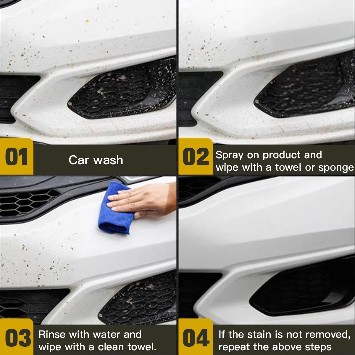 Bug Stains Remover Insect Gum Bird Droppings Flying Paint Car Stickers Strong Adhesive Remover Ceramic Car Coating ﻿RG319 - view 6