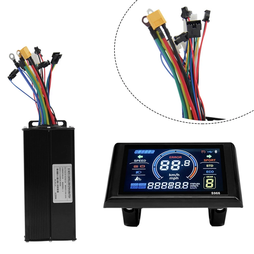 

For Mountain Bikes 40a Controller 40A Sine Easy Installation Enhanced Display High Compatibility Self-Learning Function