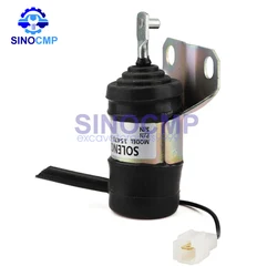 12V Fuel Stop Solenoid 052600-1000 15471-60010 052600-1001 For Kubota KX161-2 V2203 KX101 Z482 D722 KX161 KX151