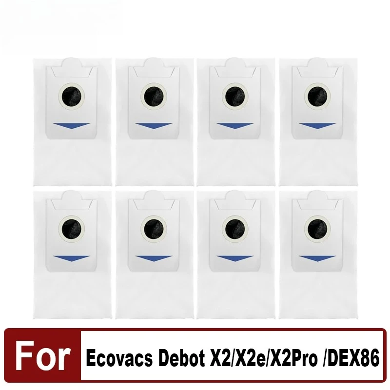 For ECOVACS Activated Carbon Dust Bags Fit X2 T30S X5 Robot Vacuum High Capacity Non-woven Dust Bag Parts Accessories