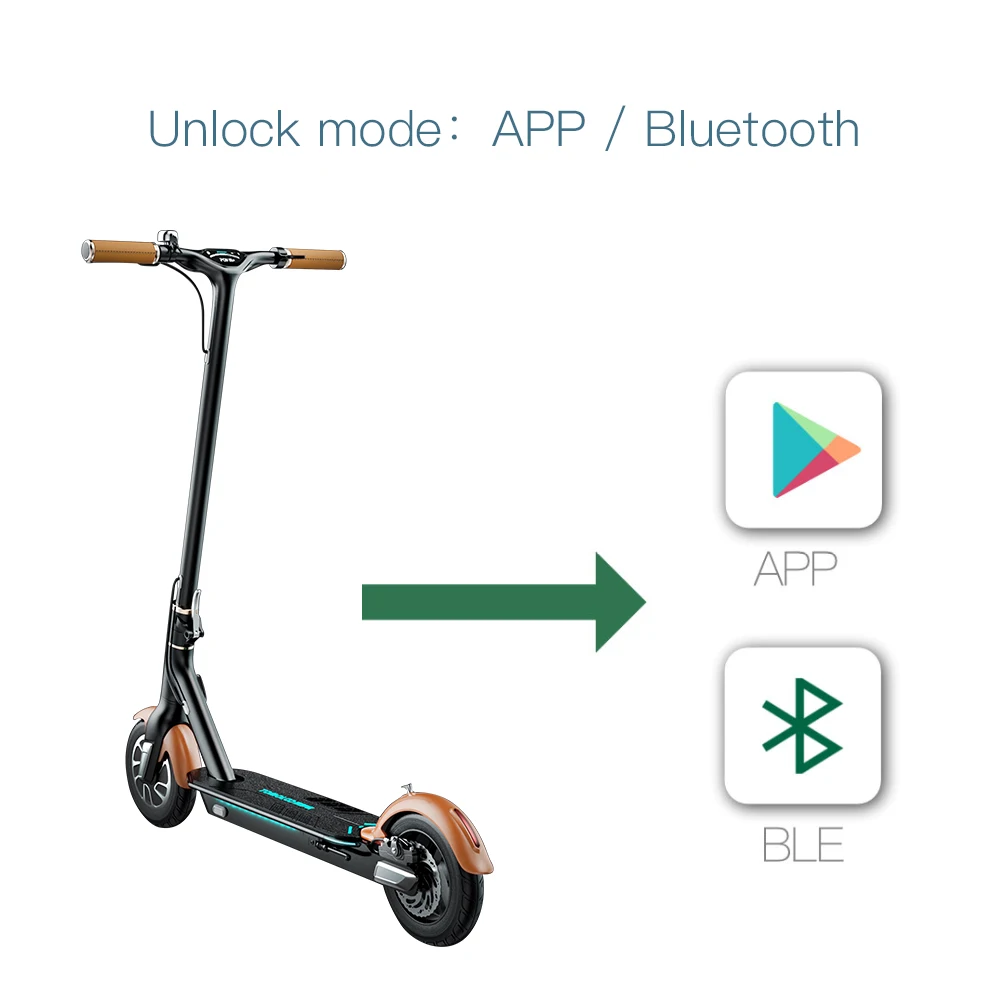 Anti-seft Sharing Electric Scooter Solution Skateboard Bicycle IP67 Waterproof Rating