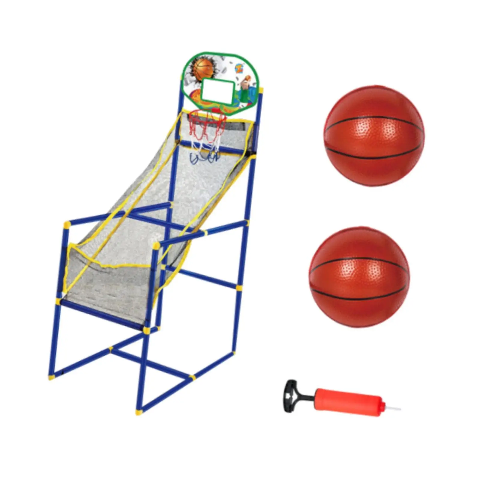 Kids Arcade Basketball Game Set Basketball Hoop for Backyard Office Birthday