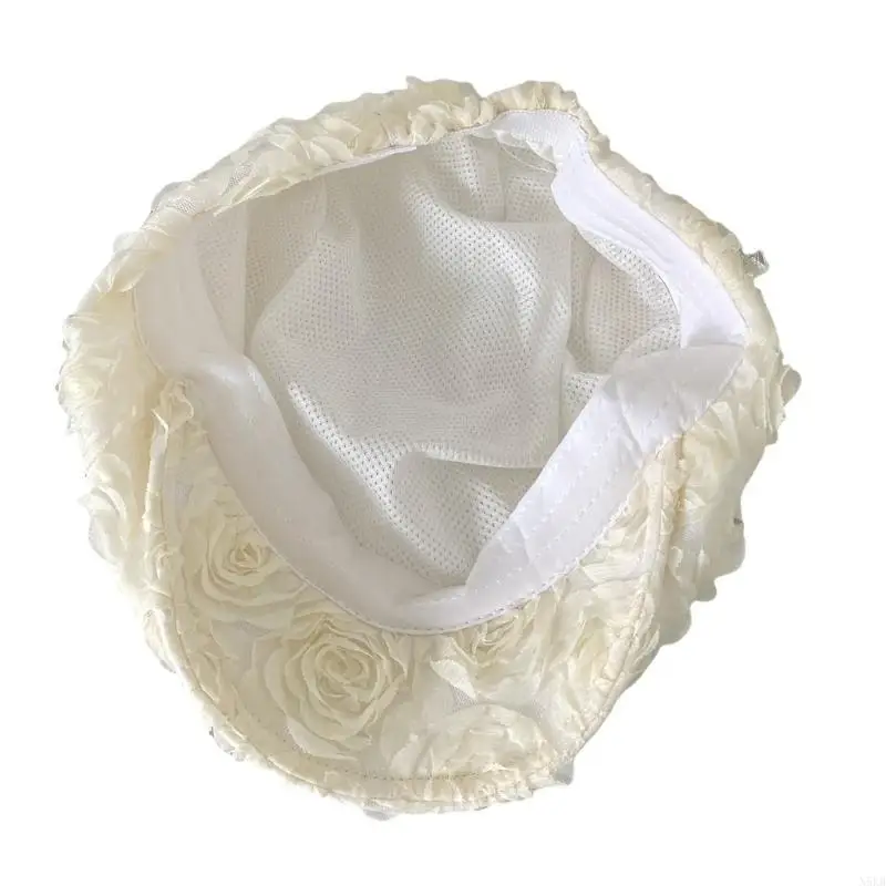 Cappello da berretto da sole da sole N5kb per le vacanze Donna del pittore Cappello da campeggio che scatta cappello da