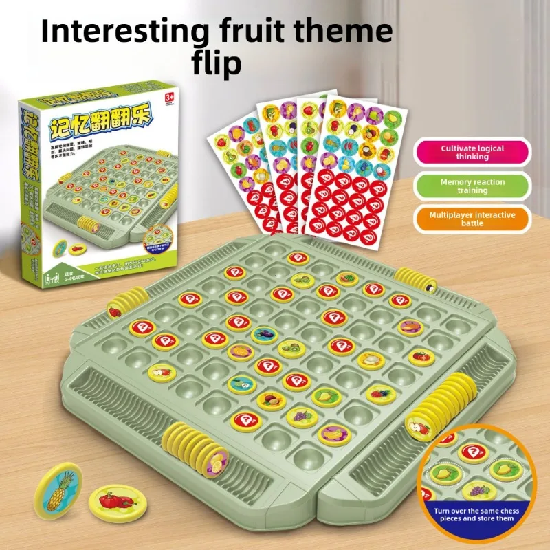 2025 Menti Scacchi Strategia a tema frutta Gioco da tavolo Memoria Partita Giocatore sfida Avventura cognitiva per regali di famiglia e vacanze