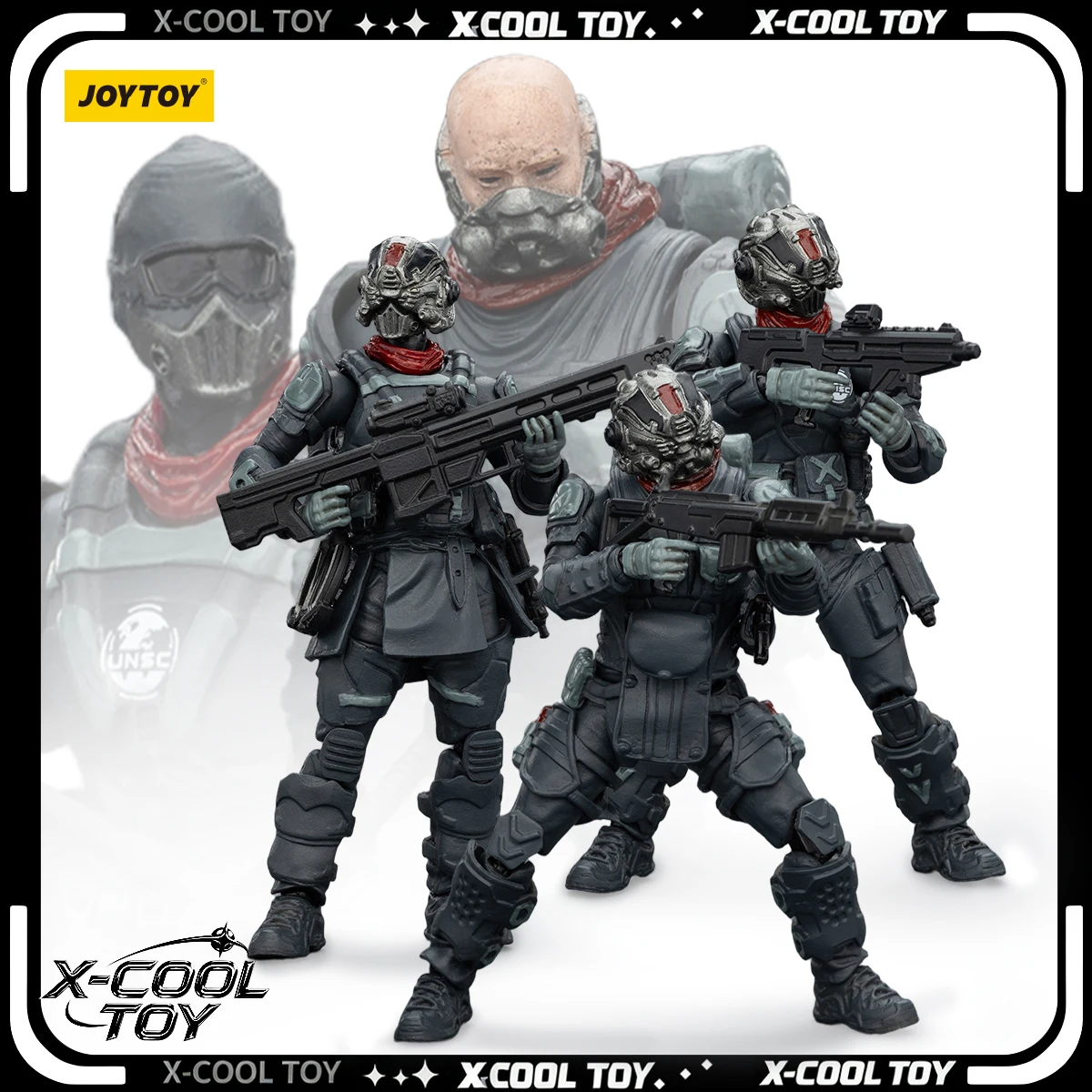 

Фигурка JOYTOY Dark Source UNSC Faceless Squad 1/25: Аттикус Харрисон Уолтер, шарнирная фигурка, игрушка-сюрприз